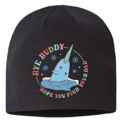 Narwhal Elf Christmas Movie Funny Holiday Sustainable Beanie
