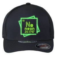 Neon Element Chemistry Periodic Table Science Nerd Flexfit Unipanel Trucker Cap