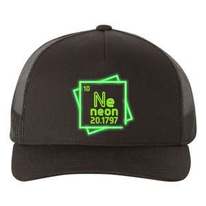 Neon Element Chemistry Periodic Table Science Nerd Yupoong Adult 5-Panel Trucker Hat