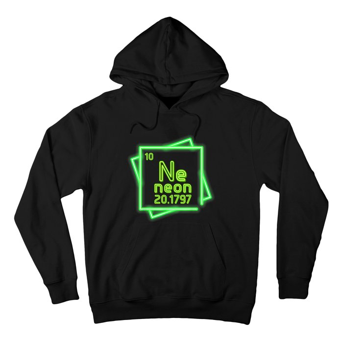 Neon Element Chemistry Periodic Table Science Nerd Hoodie