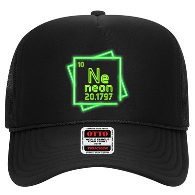 Neon Element Chemistry Periodic Table Science Nerd Trucker Hat