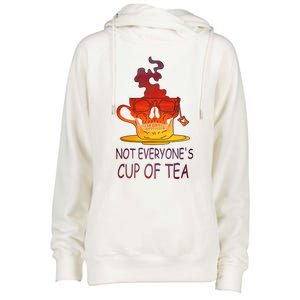 Not Everyones Cup Of Tea Coffeelover Morning Coffee Addict Gift Womens Funnel Neck Pullover Hood