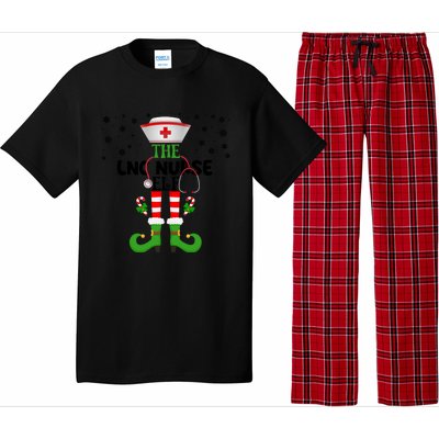 Nurse Elf Christmas Matching Picu Nicu Er Nursing Gift Pajama Set