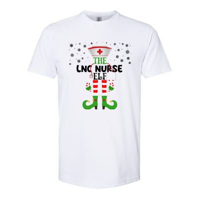 Nurse Elf Christmas Matching Picu Nicu Er Nursing Gift Softstyle® CVC T-Shirt