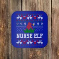 Nurse Elf Cute Gift Coaster