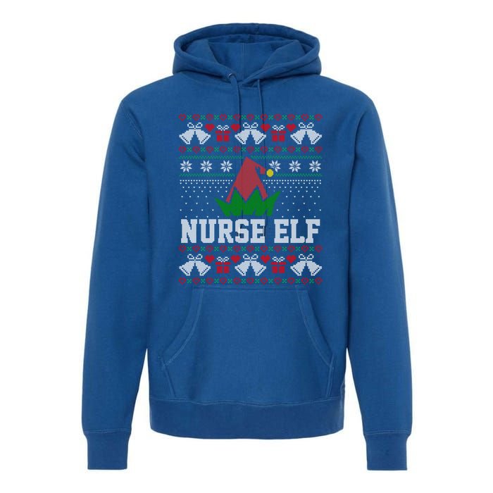 Nurse Elf Cute Gift Premium Hoodie