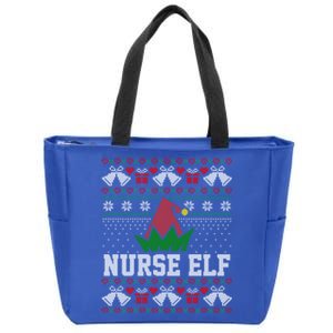 Nurse Elf Cute Gift Zip Tote Bag