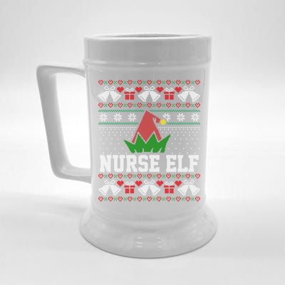 Nurse Elf Cute Gift Beer Stein