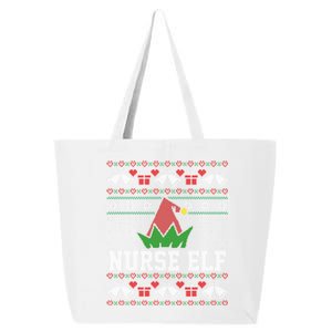 Nurse Elf Cute Gift 25L Jumbo Tote