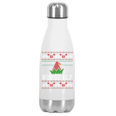 Nurse Elf Cute Gift Stainless Steel Insulated Water Bottle