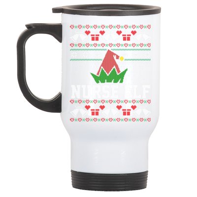 Nurse Elf Cute Gift Stainless Steel Travel Mug