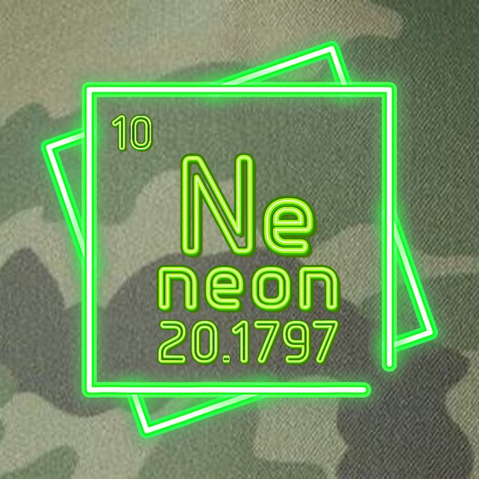 Neon Element Chemistry Periodic Table Science Nerd Legacy Tie Dye Trucker Hat