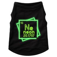 Neon Element Chemistry Periodic Table Science Nerd Doggie Tank