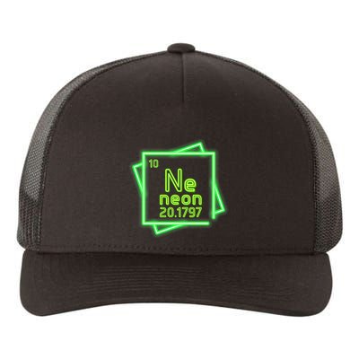Neon Element Chemistry Periodic Table Science Nerd Yupoong Adult 5-Panel Trucker Hat