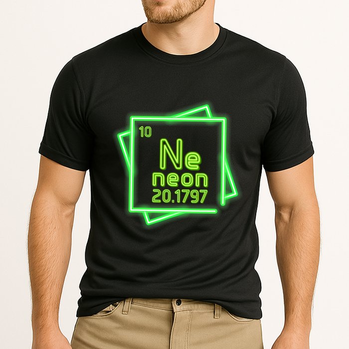 Neon Element Chemistry Periodic Table Science Nerd Performance Shirt