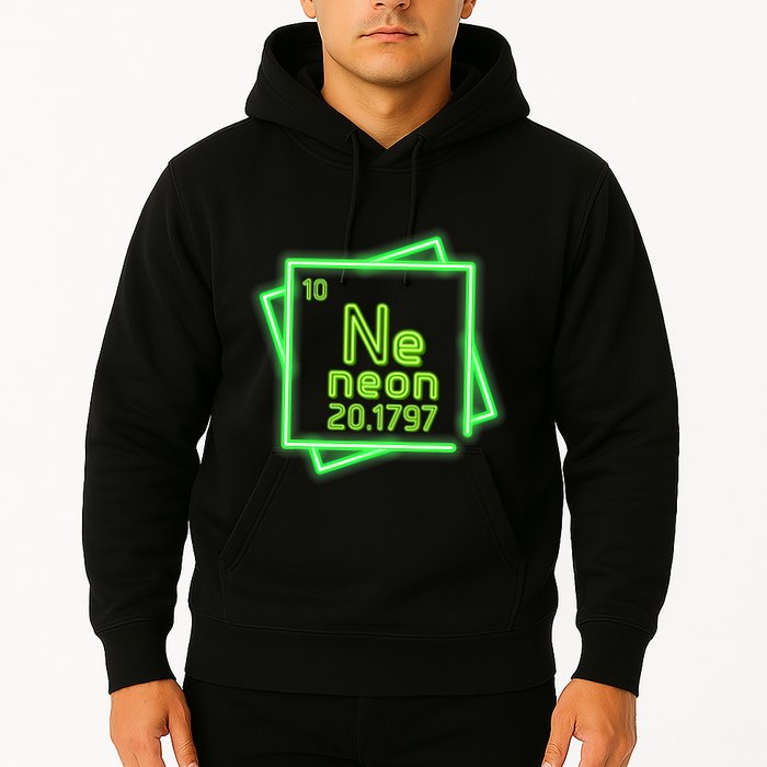 Neon Element Chemistry Periodic Table Science Nerd Hoodie