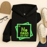 Neon Element Chemistry Periodic Table Science Nerd Hoodie