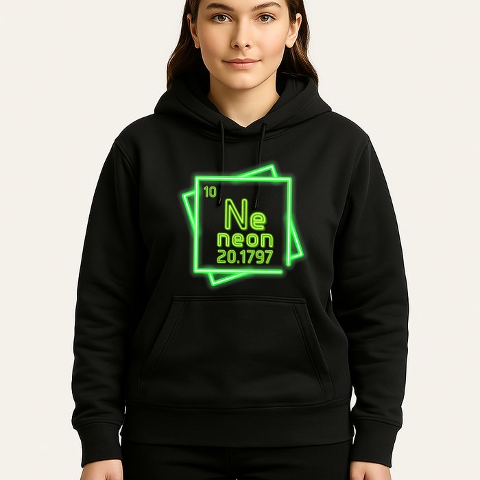Neon Element Chemistry Periodic Table Science Nerd Hoodie