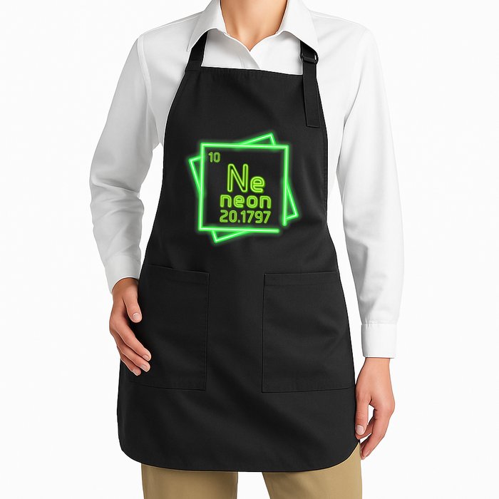 Neon Element Chemistry Periodic Table Science Nerd Apron