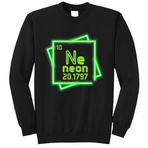 Neon Element Chemistry Periodic Table Science Nerd Sweatshirt