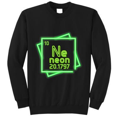 Neon Element Chemistry Periodic Table Science Nerd Sweatshirt