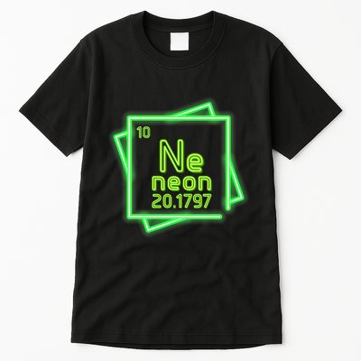 Neon Element Chemistry Periodic Table Science Nerd Tall T-Shirt