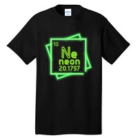 Neon Element Chemistry Periodic Table Science Nerd Tall T-Shirt