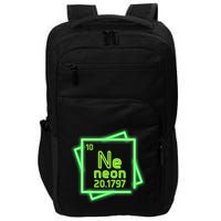Neon Element Chemistry Periodic Table Science Nerd Impact Tech Backpack