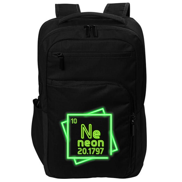 Neon Element Chemistry Periodic Table Science Nerd Impact Tech Backpack