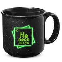 Neon Element Chemistry Periodic Table Science Nerd 15oz Campfire Ceramic Mug