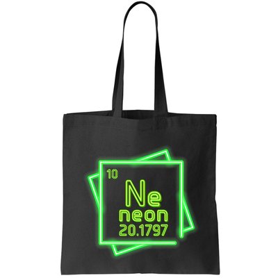 Neon Element Chemistry Periodic Table Science Nerd Bag