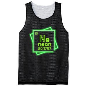 Neon Element Chemistry Periodic Table Science Nerd Mesh Reversible Basketball Jersey Tank