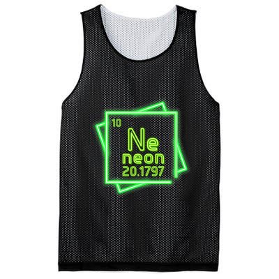 Neon Element Chemistry Periodic Table Science Nerd Mesh Reversible Basketball Jersey Tank