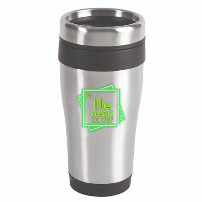 Neon Element Chemistry Periodic Table Science Nerd 16oz Travel Tumbler