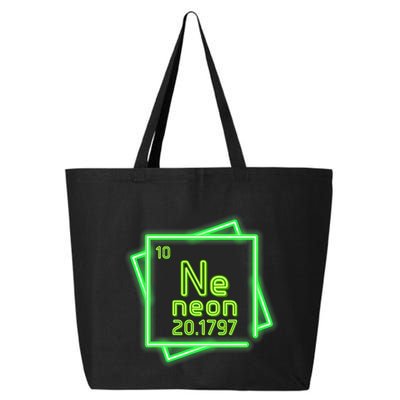 Neon Element Chemistry Periodic Table Science Nerd 25L Jumbo Tote