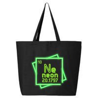 Neon Element Chemistry Periodic Table Science Nerd 25L Jumbo Tote