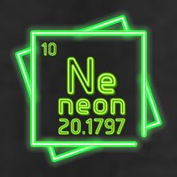 Neon Element Chemistry Periodic Table Science Nerd 25L Jumbo Tote
