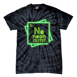 Neon Element Chemistry Periodic Table Science Nerd Tie-Dye T-Shirt