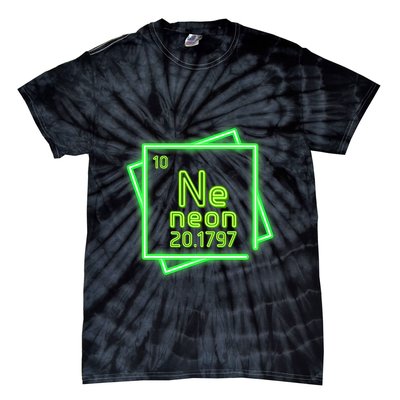 Neon Element Chemistry Periodic Table Science Nerd Tie-Dye T-Shirt