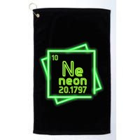 Neon Element Chemistry Periodic Table Science Nerd Golf Towel