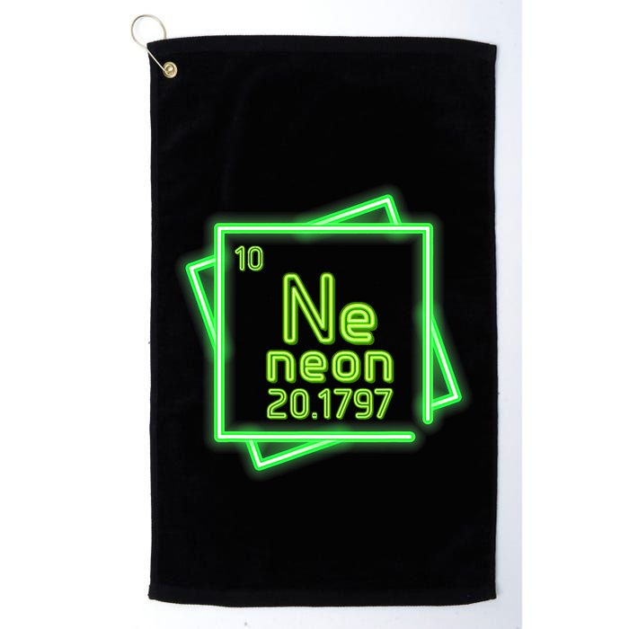 Neon Element Chemistry Periodic Table Science Nerd Golf Towel