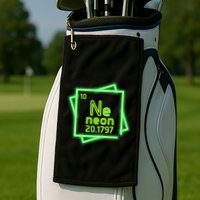 Neon Element Chemistry Periodic Table Science Nerd Golf Towel