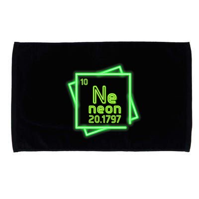 Neon Element Chemistry Periodic Table Science Nerd Microfiber Hand Towel