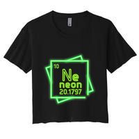 Neon Element Chemistry Periodic Table Science Nerd Crop Top