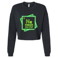 Neon Element Chemistry Periodic Table Science Nerd Cropped Pullover Crew