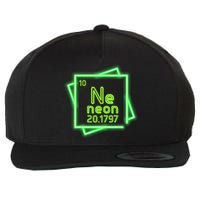 Neon Element Chemistry Periodic Table Science Nerd Wool Snapback Cap