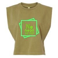 Neon Element Chemistry Periodic Table Science Nerd Garment-Dyed Women's Muscle Tee