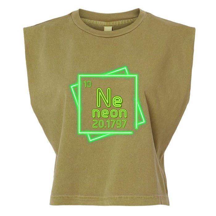 Neon Element Chemistry Periodic Table Science Nerd Garment-Dyed Women's Muscle Tee