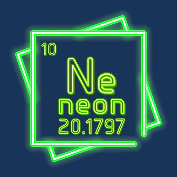 Neon Element Chemistry Periodic Table Science Nerd Infant Baby Jersey Bodysuit
