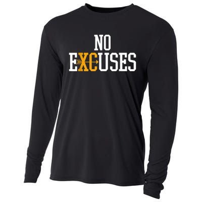 No Excuses Cross Country Track And Field Running Cooling Performance Long Sleeve Crew